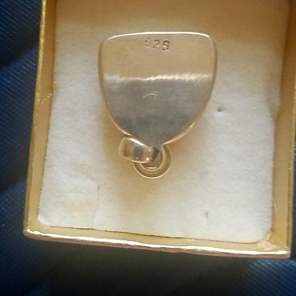 Silver & Turquoise pendant - Picture 2 of 2